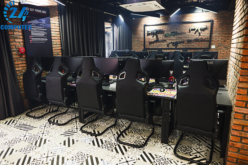 venus gaming Huế trưng bày mô hình súng