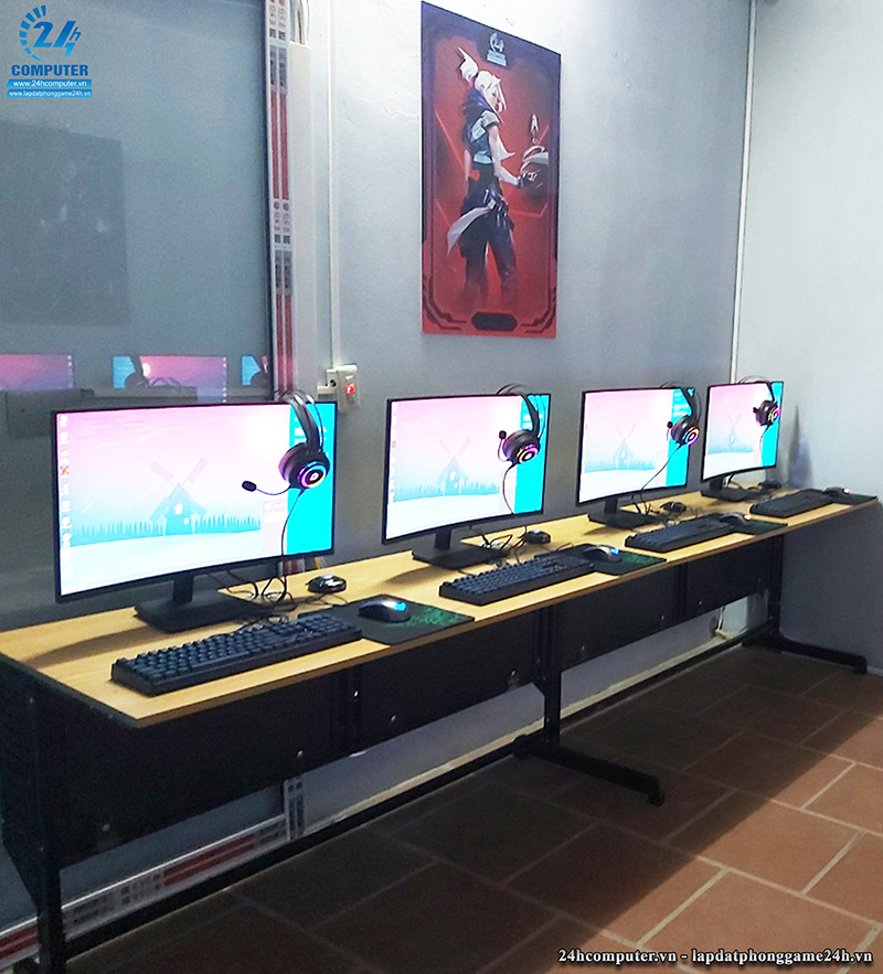 Phòng net với dàn máy chất lượng