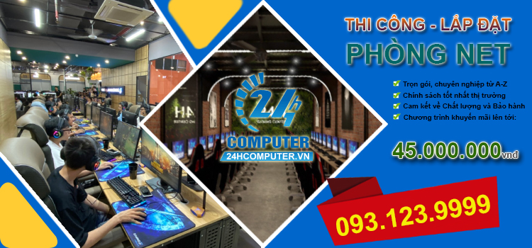 Dịch vụ lắp đặt phòng nét