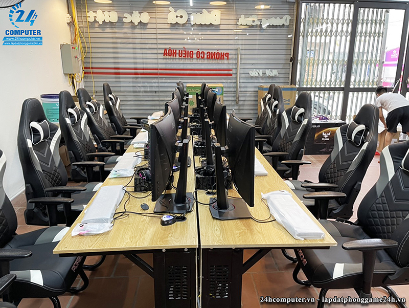 Gói lắp đặt phòng net 30 máy – Cyber Game tầm trung, cạnh tranh cao