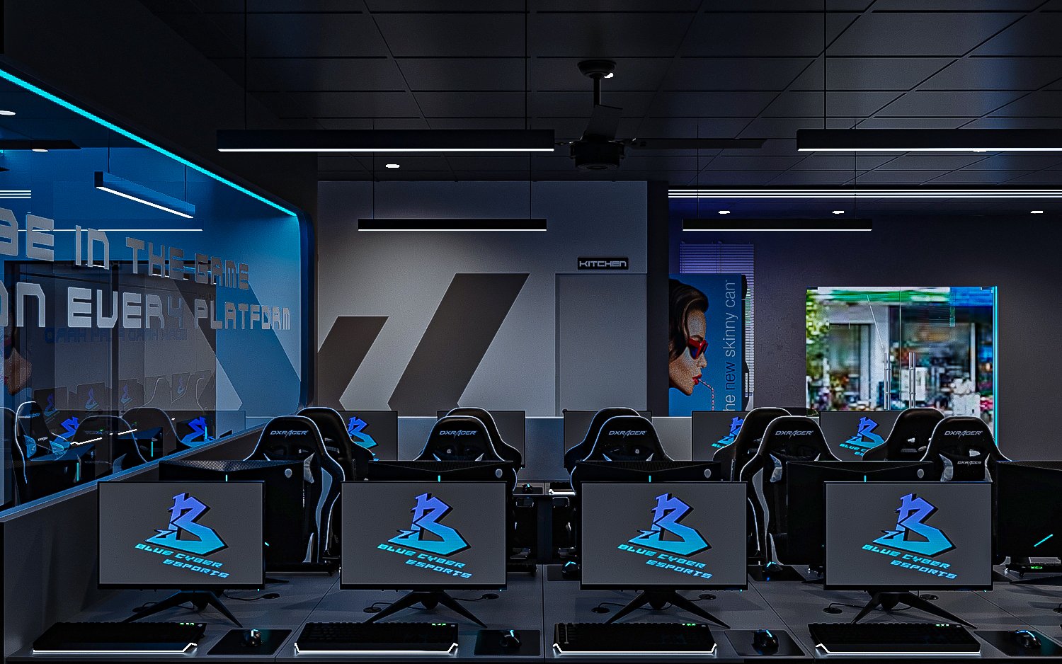 Thi công lắp đặt Cyber Game 50 máy tại Hải Dương
