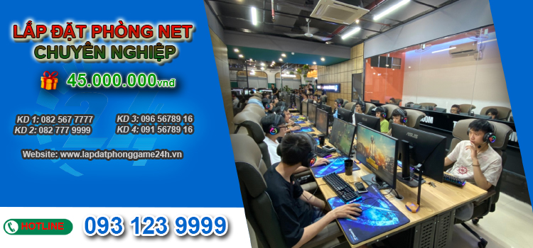 Giới Thiệu Về Dịch Vụ Lắp Đặt Phòng Net Tại lapdatphonggame24h.vn