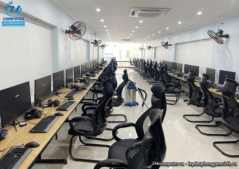 Thiết kế phòng game hiện đại, tiện nghi