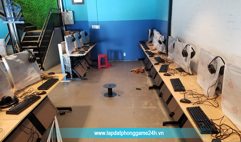 Công trình thi công hoàn thiện phòng net HD Gaming tại Hạ Long