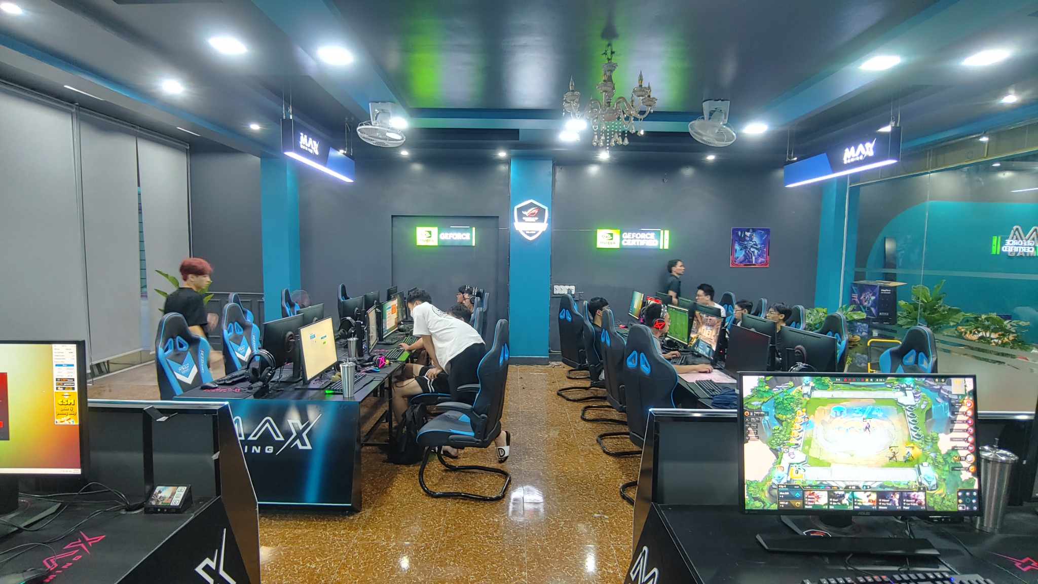 Thi công lắp đặt Max Gaming 86 máy tại Tp Thái Nguyên
