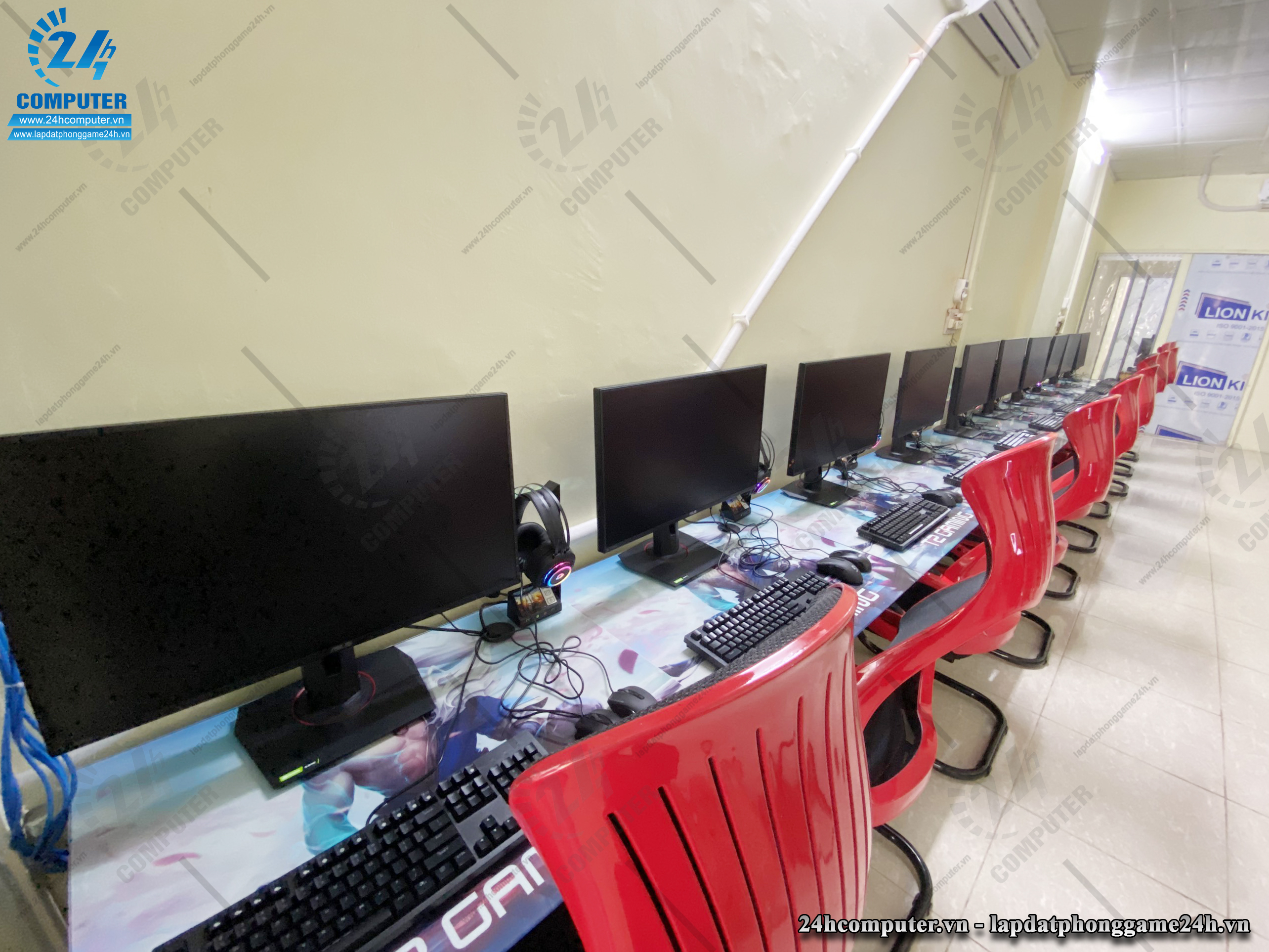 Hoàn thiện lắp đặt phòng net T2 Gaming