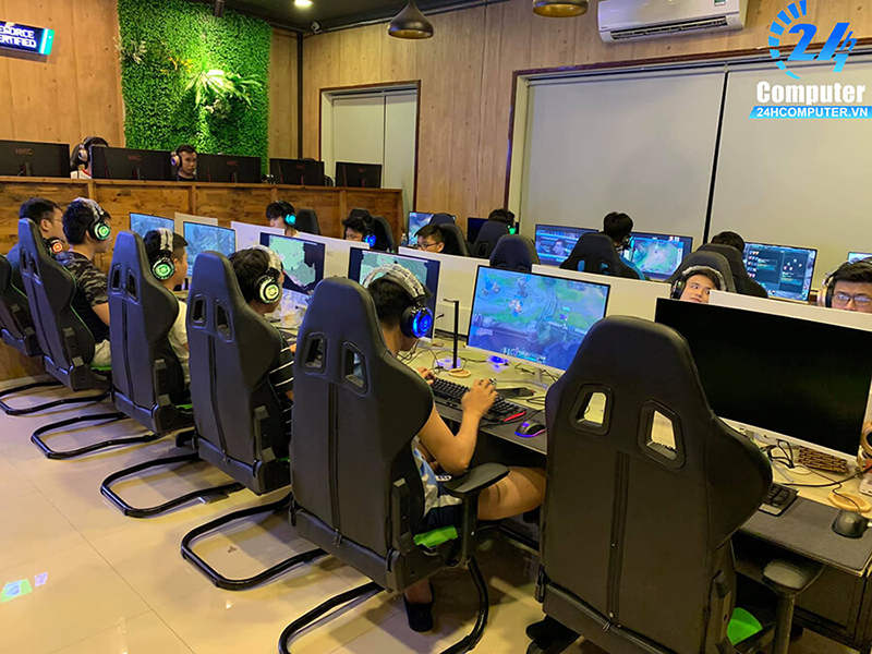 Quy trình thi công lắp đặt phòng net 30 máy chuyên nghiệp tại 24hComputer
